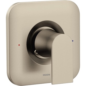 image:imageMoen Genta LX Matte Black Pressure Balancing Modern Shower Lever Handle PosiTemp Valve Required T2471BLBrushed Nickel
