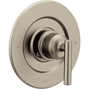image:imageMoen Gibson Pressure Balancing Modern Shower Lever Handle PosiTemp Valve Required Matte Black T2901BLBrushed Nickel