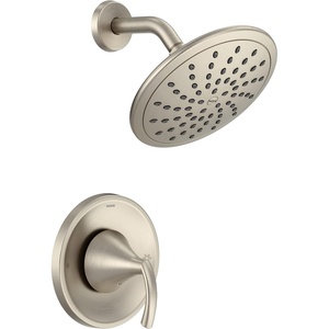 image:imageMoen Glyde Brushed Nickel Shower Only System with Rainshower Showerhead without Valve T2842EPBNBrushed Nickel