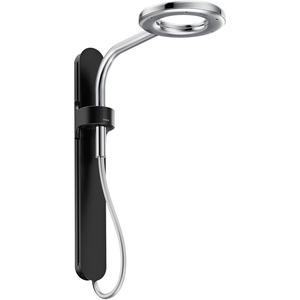 image:imageMoen N214R0BLC Spa Shower Rainshower Matte BlackChromeMatte BlackChrome
