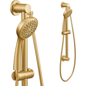 image:imageMoen Oil Rubbed Bronze EcoPerformance Detachable Handheld Showerhead with 24inch Slide Bar and 69inch Hose 3868EPORBBrushed Gold