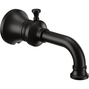 image:imageMoen S5000 Colinet Traditional Diverter Tub Spout with Slipfit CC Connection ChromeMatte Black