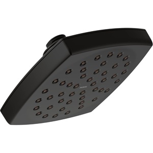 image:imageMoen S6365NL Voss 6 SingleFunction Rainshower Showerhead with Immersion Technology Polished NickelMatte Black