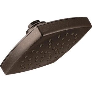 image:imageMoen S6365NL Voss 6 SingleFunction Rainshower Showerhead with Immersion Technology Polished NickelOil Rubbed Bronze