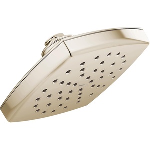 image:imageMoen S6365NL Voss 6 SingleFunction Rainshower Showerhead with Immersion Technology Polished NickelPolished Nickel