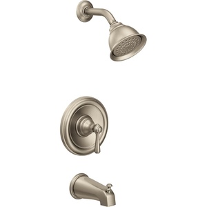 image:imageMoen T2113ORB Kingsley PosiTemp Tub and Shower Trim Kit without Valve Oil Rubbed BronzeBrushed Nickel