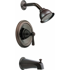 image:imageMoen T2113ORB Kingsley PosiTemp Tub and Shower Trim Kit without Valve Oil Rubbed BronzeOil Rubbed Bronze