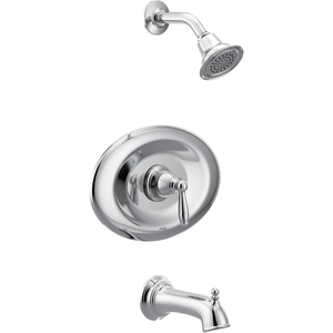 image:imageMoen T2157EP Brantford PosiTemp EcoPerformance Tub and Shower Trim Kit Valve Required ChromeChrome