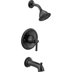 image:imageMoen T2183BN Dartmoor PosiTemp tubshowerBrushed Nickel 1Matte Black