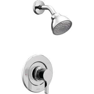 image:imageMoen T2662EP Vichy Bathroom Shower Only System without Valve ChromePack of 1