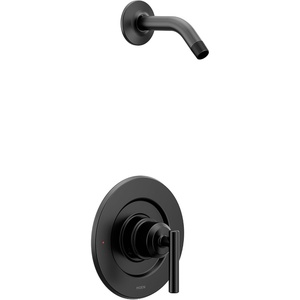 image:imageMoen T2902NH Gibson PosiTemp OneHandle Shower Only Trim Valve Without Showerhead ChromeMatte Black