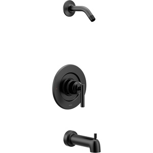 image:imageMoen T2903NH Gibson PosiTemp OneHandle TubShower without Showerhead Valve Required ChromeMatte Black
