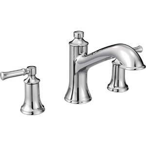 image:imageMoen T683 Dartmoor TwoHandle High Arc Roman Tub Faucet ChromeChrome