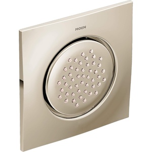 image:imageMoen TS1320BN Mosaic Square SingleFunction Body Spray Valve Required Brushed NickelPolished Nickel
