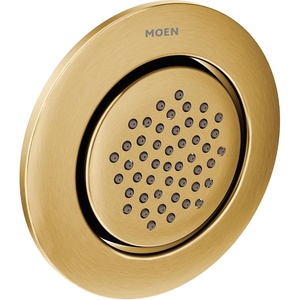 image:imageMoen TS1322BG Mosaic Mosaic Round SingleFunction Body Spray Valve Required Brushed GoldBrushed Gold