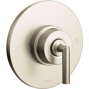 image:imageMoen TS22001 Arris PosiTemp Pressure Balancing Modern Tub and Shower Valve Trim Kit Valve Required ChromeBrushed Nickel