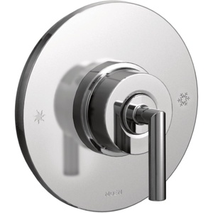 image:imageMoen TS22001 Arris PosiTemp Pressure Balancing Modern Tub and Shower Valve Trim Kit Valve Required ChromeChrome