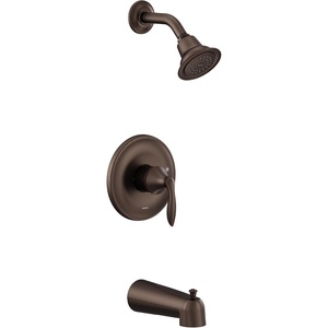 image:imageMoen UT2133EPBN Eva Collection MCORE 2Series 1Handle Tub and Shower Trim Kit Valve Required Brushed NickelOil Rubbed Bronze