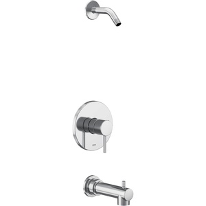 image:imageMoen UT2193NHBG Align MCORE 3Series 1Handle Tub and Shower Trim Kit Valve Required Brushed GoldChrome