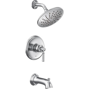 image:imageMoen UT2283EPBN Dartmoor MCORE 2Series 1Handle Tub and Shower Trim Kit Valve Required Brushed NickelChrome