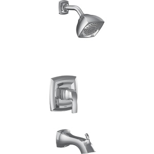 image:imageMoen UT2693EP Voss Collection MCORE 2Series 1Handle Tub and Shower Trim Kit Valve Required ChromeChrome