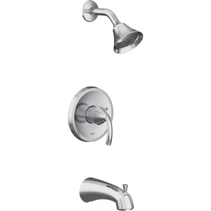 image:imageMoen UT2743EP Glyde MCORE 2Series 1Handle Tub and Shower Trim Kit Valve Required ChromeChrome