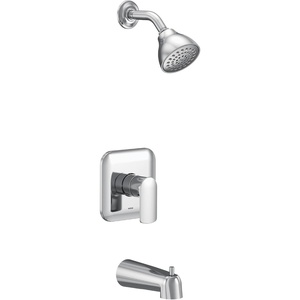image:imageMoen UT2813EPBL Rizon MCORE 2Series 1Handle Tub and Shower Trim Kit Valve Required Matte BlackChrome