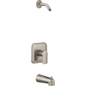 image:imageMoen UT2813NH Rizon MCORE 2Series 1Handle Tub and Shower Trim Kit Valve Required ChromeBrushed Nickel