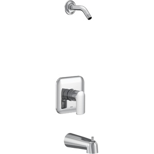 image:imageMoen UT2813NH Rizon MCORE 2Series 1Handle Tub and Shower Trim Kit Valve Required ChromeChrome