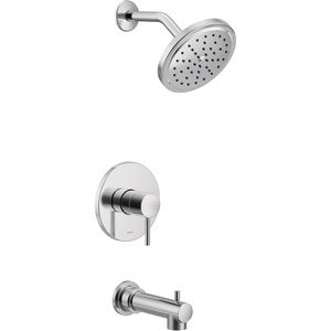 image:imageMoen UT3293BG Align MCORE 3Series 1Handle Tub and Shower Trim Kit Valve Required Brushed GoldChrome
