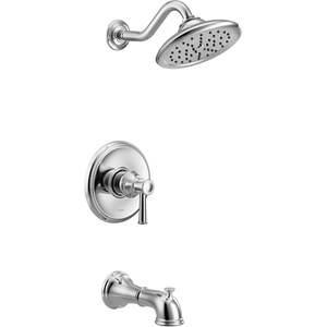 image:imageMoen UT3313 Belfield MCORE 3Series 1Handle Tub and Shower Trim Kit Valve Required ChromeChrome