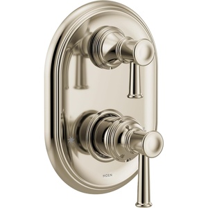 image:imageMoen UT3322 Belfield MCORE 3Series 2Handle Shower Trim with Integrated Transfer Valve Valve Required ChromePolished Nickel