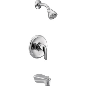 image:imageMoen UTL172 Legend MCORE 3Series 1Handle Tub and Shower Trim Kit Valve Required ChromeChrome