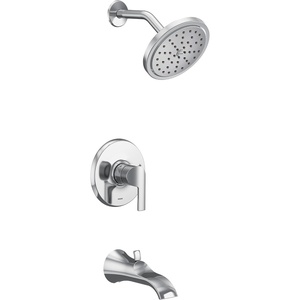 image:imageMoen UTS2203EPBL Doux Collection MCORE 2Series 1Handle Tub and Shower Trim Kit Valve Required Matte BlackChrome