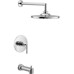 image:imageMoen UTS32003EPBL Arris MCORE 3Series 1Handle EcoPerformance Tub and Shower Trim Kit Valve Required Matte BlackChrome