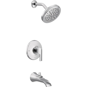 image:imageMoen UTS3203BN Doux MCORE 3Series 1Handle Tub and Shower Trim Kit Valve Required Brushed NickelChrome