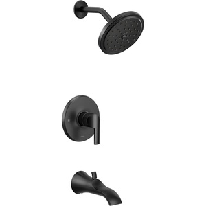 image:imageMoen UTS3203BN Doux MCORE 3Series 1Handle Tub and Shower Trim Kit Valve Required Brushed NickelMatte Black
