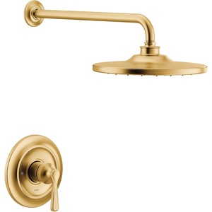 image:imageMoen UTS344302BG Colinet MCORE 3Series 1Handle Shower Trim Kit Valve Required Brushed GoldBrushed Gold
