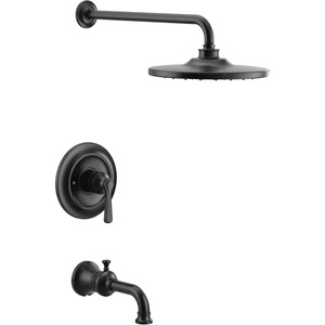 image:imageMoen UTS344303EPBG Colinet MCORE 3Series 1Handle EcoPerformance Tub and Shower Trim Kit Valve Required Brushed GoldMatte Black