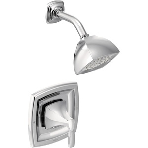 image:imageMoen Voss Brushed Nickel PosiTemp PosiTemp Pressure Balancing Shower Trim Kit Valve Required T2692BNChrome
