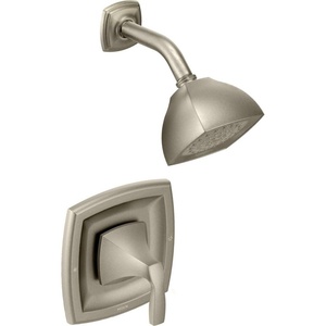 image:imageMoen Voss Brushed Nickel PosiTemp PosiTemp Pressure Balancing Shower Trim Kit Valve Required T2692BNNickel