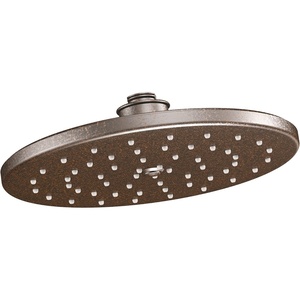 image:imageMoen Waterhill Brushed Nickel 10Inch Wide Single Function Rain Showerhead with Immersion Rainshower Technology S112BNOil Rubbed Bronze