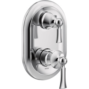 image:imageMoen Wynford Brushed Nickel MCORE 3Series 2Handle Shower Trim with Transfer Valve Double Handle for Bathtub Valve Required UT5500BNChrome