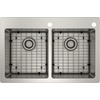 image:imageMoen Prep 18Gauge Stainless Steel Dual Mount 33 x 22 x 9 Double Bowl Kitchen Sink with Bottom Grids Included GS182072BDouble Bowl
