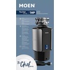 image:imageMoen GX100C Chef Series 1 HP Continuous Feed Garbage Disposal with Sound Reduction Disposer Power Cord Included1 HP