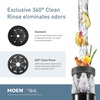 image:imageMoen GX100C Chef Series 1 HP Continuous Feed Garbage Disposal with Sound Reduction Disposer Power Cord Included1 HP