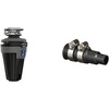 image:imageMoen GX100C Chef Series 1 HP Continuous Feed Garbage Disposal with Sound Reduction Disposer Power Cord Included1 HP