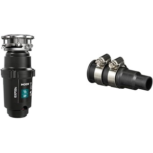 image:imageMoen GX100C Chef Series 1 HP Continuous Feed Garbage Disposal with Sound Reduction Disposer Power Cord Included05 HP