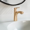 image:imageMoen 84516BZG Findlay Bronzed Gold SingleHandle Bathroom FaucetBronzed Gold