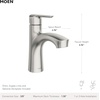 image:imageMoen 84516BZG Findlay Bronzed Gold SingleHandle Bathroom FaucetBronzed Gold